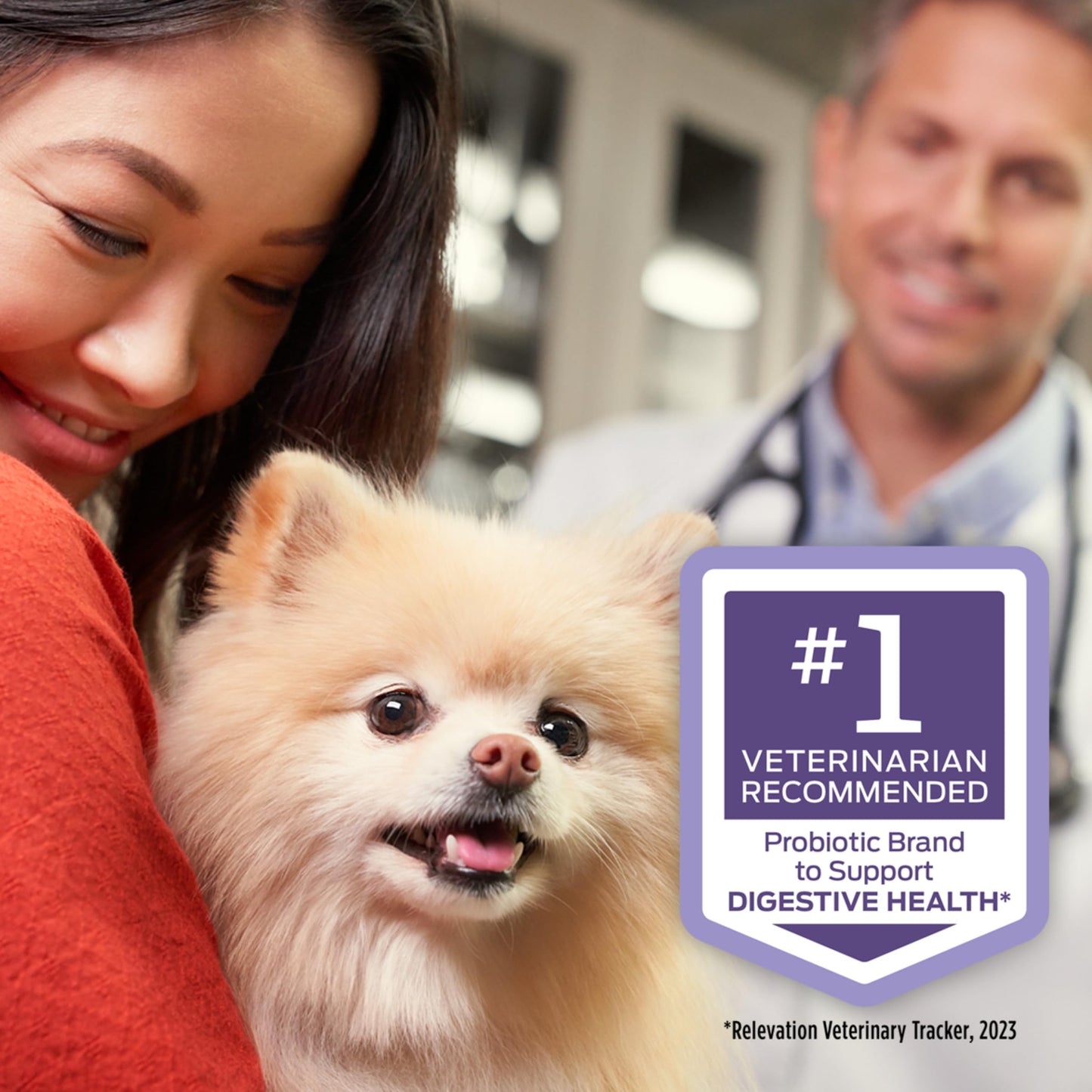 Purina Pro Plan Veterinary Supplements FortiFlora Daily Probiotics for Dogs, Helps Digestive Gut Health and Diarrhea - 30 ct. Box